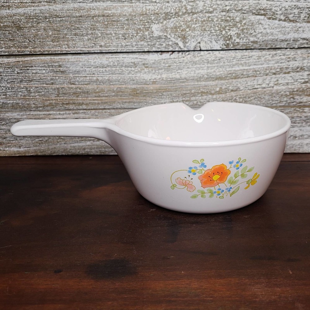 Corning Wildflower Poppy Saucepan • 2 1/2 Cup
